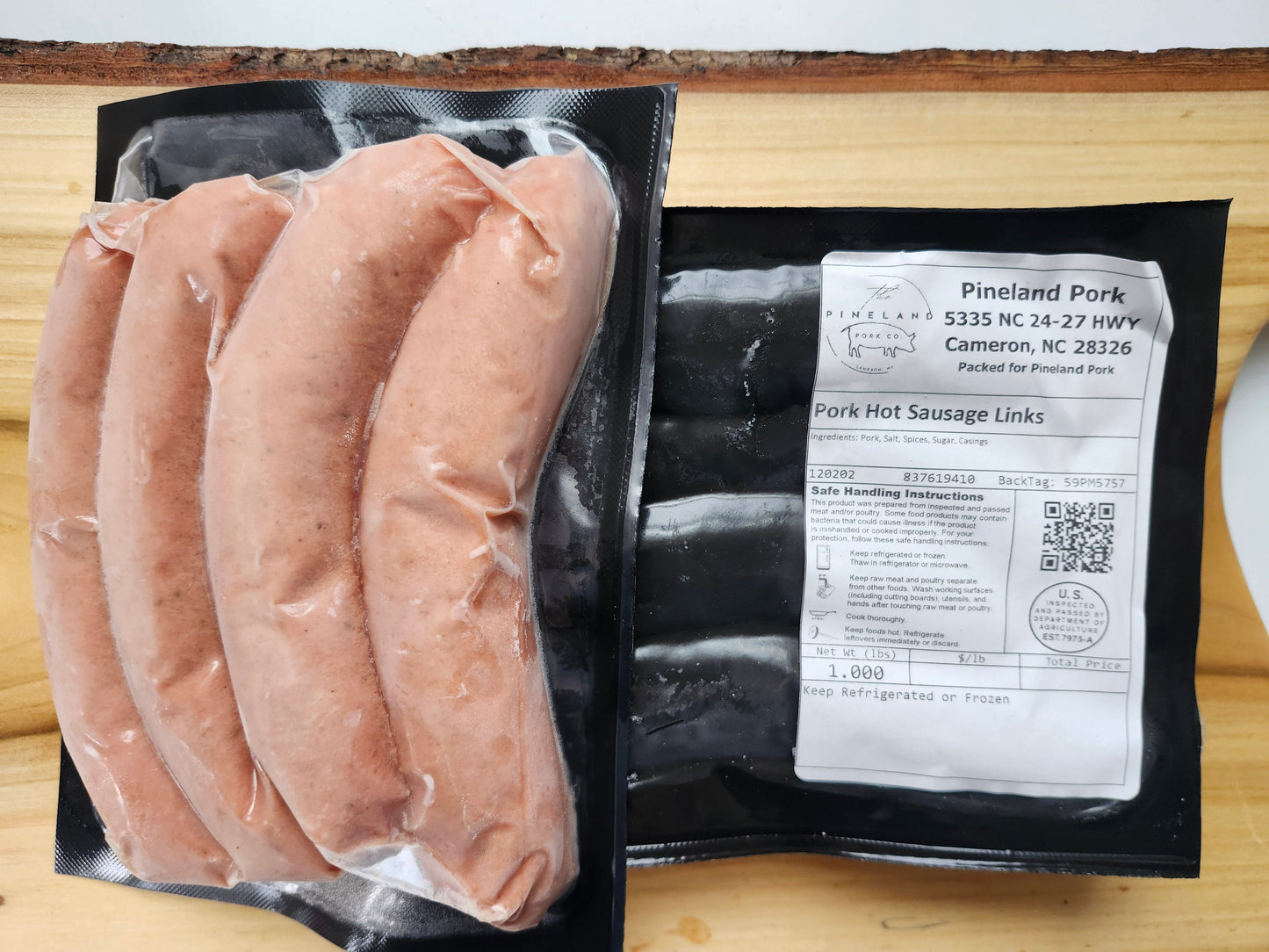 Pork Hot Sausage Links