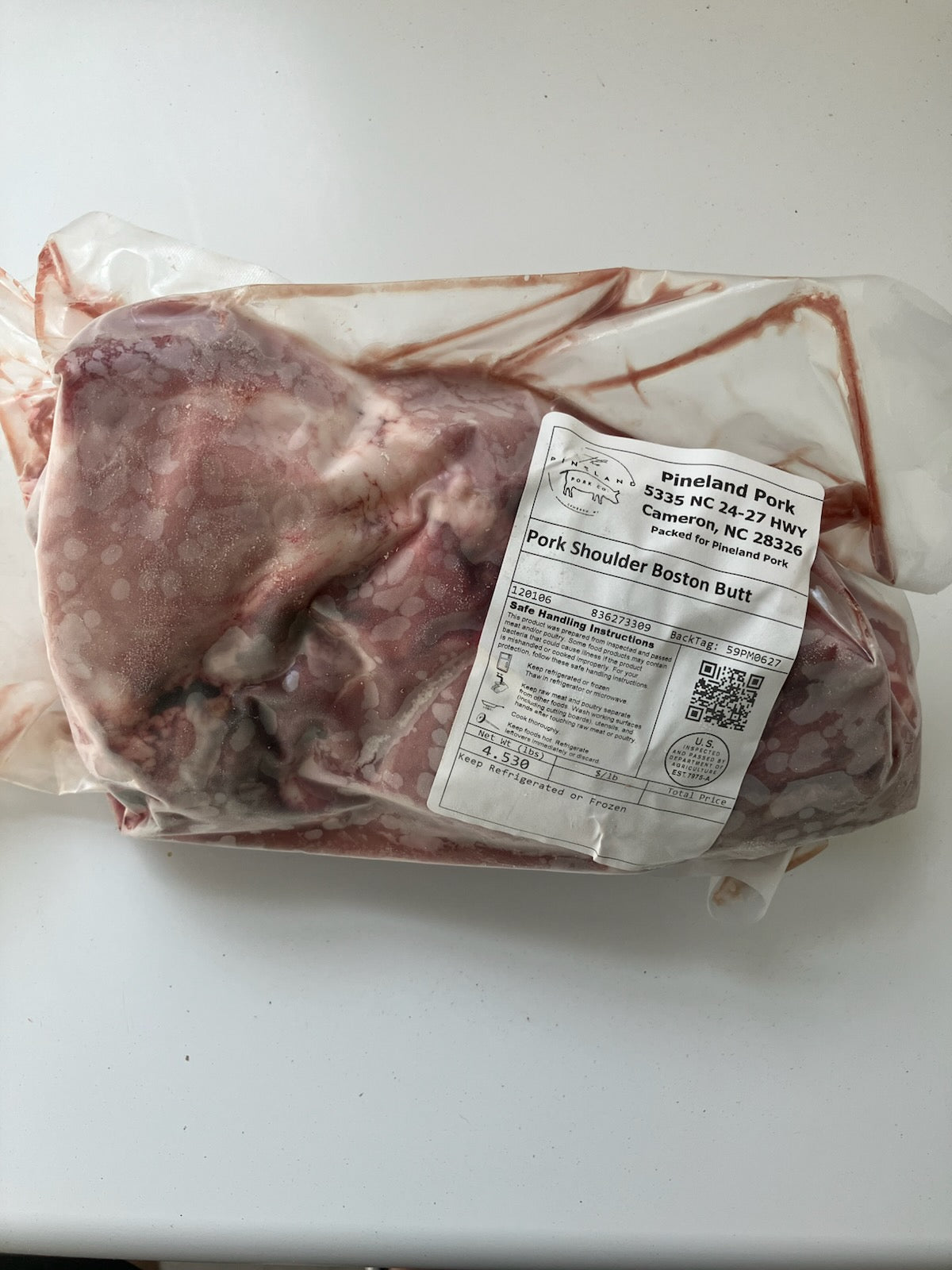 Pork Boston Butt - 4.53lbs